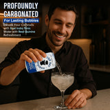 Top Hat East India Tonic Water with Real Quinine - Ideal for Cocktails & Mocktails - Profoundly Carbonated & Less Sweet - 52 Calories per Can - 7.5 Fl