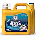 ARM & HAMMER Plus OxiClean Max Force Deep Clean Stain Formula Liquid Laundry Detergent, Sparkling Clean Scent, 150 Fl Oz, 100 Loads