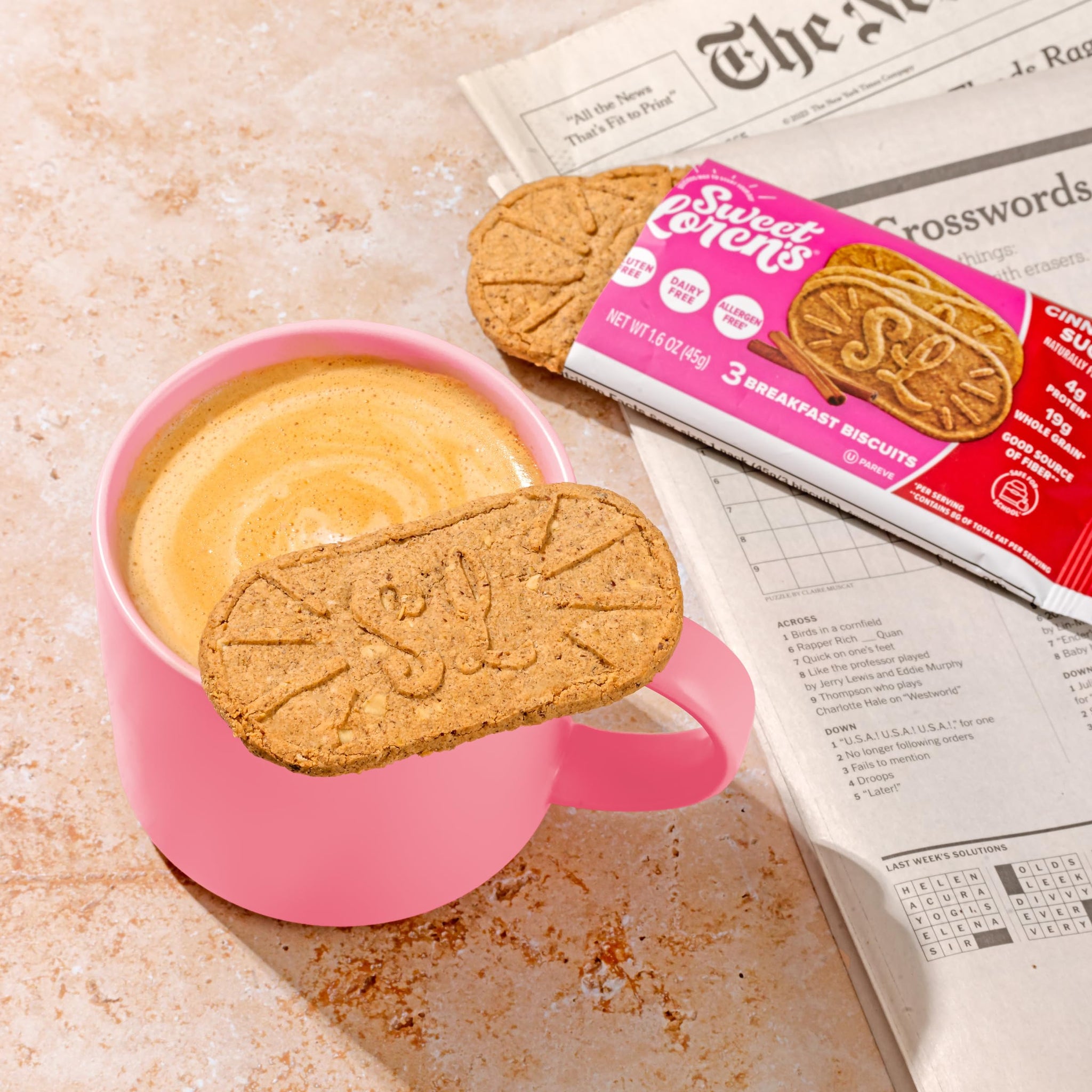 Sweet Loren's Gluten Free & Vegan Cinnamon Sugar Breakfast Biscuits