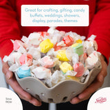 Sweet Candy Company Salt Water Taffy Individually Wrapped - Salt Water Taffy Candy Bulk, Old Fashioned Strawberry Flavor, Soft and Chewy, Single
