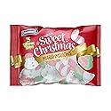 Colombina Sweet Christmas Marshmallows, Soft, Assorted Vanilla Bean Marshmallows, Christmas Trees, Candy Canes, and Santas, 5.1oz (Pack of 1)