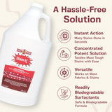 Stain Rx Stain Remover, Effectively Eliminates Stains from Wine, Berries & Blood on Colorfast Fabrics, Carpets, Upholstery & Jewelry, Fragrance Bleach