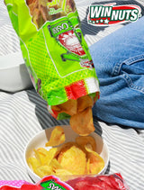 WINNUTS Mexican Snacks Variety Pack (4 Bags) | Spicy Peanuts & Tortilla Mix, A la Diabla Chips, Lemon Peanuts & Lemon Kettle Chips | Authentic Botana