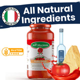 La San Marzano Vodka Sauce, 24 oz, Pasta Sauce Made in Italy, All Purpose Tomato Premium Quality, All Natural, Non GMO, Gluten Free