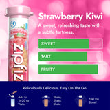 Zipfizz Daily Energy Drink Powder, Strawberry Kiwi, 20 Pack | 3-in-1 Sustained Energy, Rapid Hydration, and Essential Vitamins | Sugar-Free |