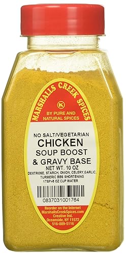 Marshall’s Creek Spices CHICKEN SOUP BASE, NO SALT PACKED IN LARGE JARS, spices, herbs, seasonings, 10 Ounce