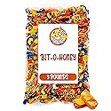 Honey Candy - 3 LB Bulk Bag - Individually Wrapped Retro Candy - Real Honey And Almond Taffy (About 200 Pieces)