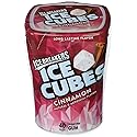 Ice Breakers Ice Cubes Sugar Free Gum, Cinnamon 40 count Pack of 4