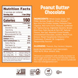 Munk Pack Peanut Butter Probiotic Protein Bars | 10g Plant Protein, 1g Sugar, 6g Fiber | Diabetic-Friendly Ideal Breakfast Bars - On-the-Go Snacks