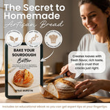 ERNEY Dehydrated Sourdough Starter for Bread Making - Perfect Rise Organic Sourdough Bread Flour with Instruction - Versatile Homemade Pastry Flour