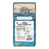 Lundberg Family Farms - Organic California Brown Jasmine Rice, Herbaceous Scent, Clings When Cooked, Bulk Rice, 100% Whole Grain, Gluten-Free, Non-GMO, USDA Certified Organic, Vegan (25 lb)