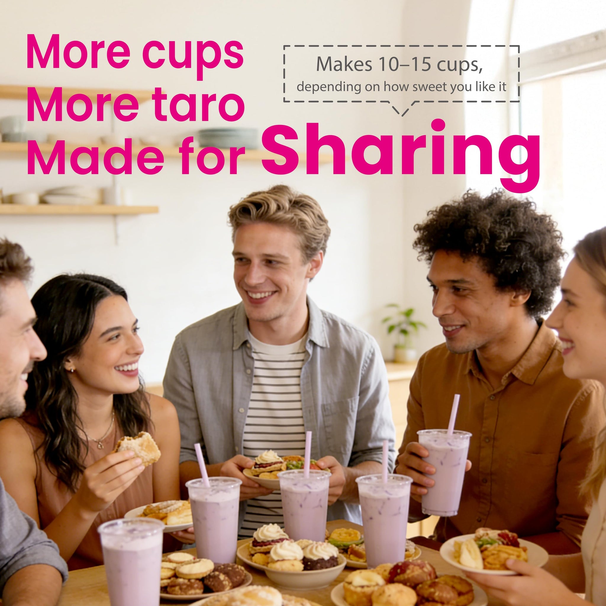 BOBA CHiC Taro Milk Tea Powder - 1.1 Pound - Product of Taiwan
