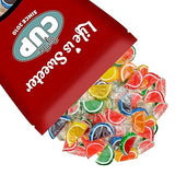 By The Cup Individually Wrapped Candy Fruit Slices, 2 Pound Bulk Bag