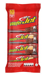 Jet Chocolate?Covered Vanilla Wafers, Individually Wrapped Cookies, Colombian Chocolate Snack, 10 Count Box, 7.7 oz