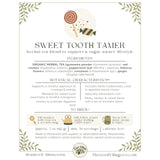 The Good Village Co. Sweet Tooth Tamer Loose Leaf Herbal Tea, Caffeine Free Botanical Blend with Gymnema, Rooibos, Peppermint, Hibiscus, Cinnamon