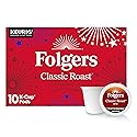 Folgers Classic Roast Medium Roast Coffee, Keurig K-Cup Pods, Limited-Edition Design for America’s 250th Anniversary, 10 Count Box