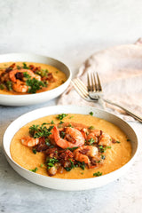 Professor Torbert's Orange Corn Grits | Polenta Grind | 2 Lb Bag (32 oz)