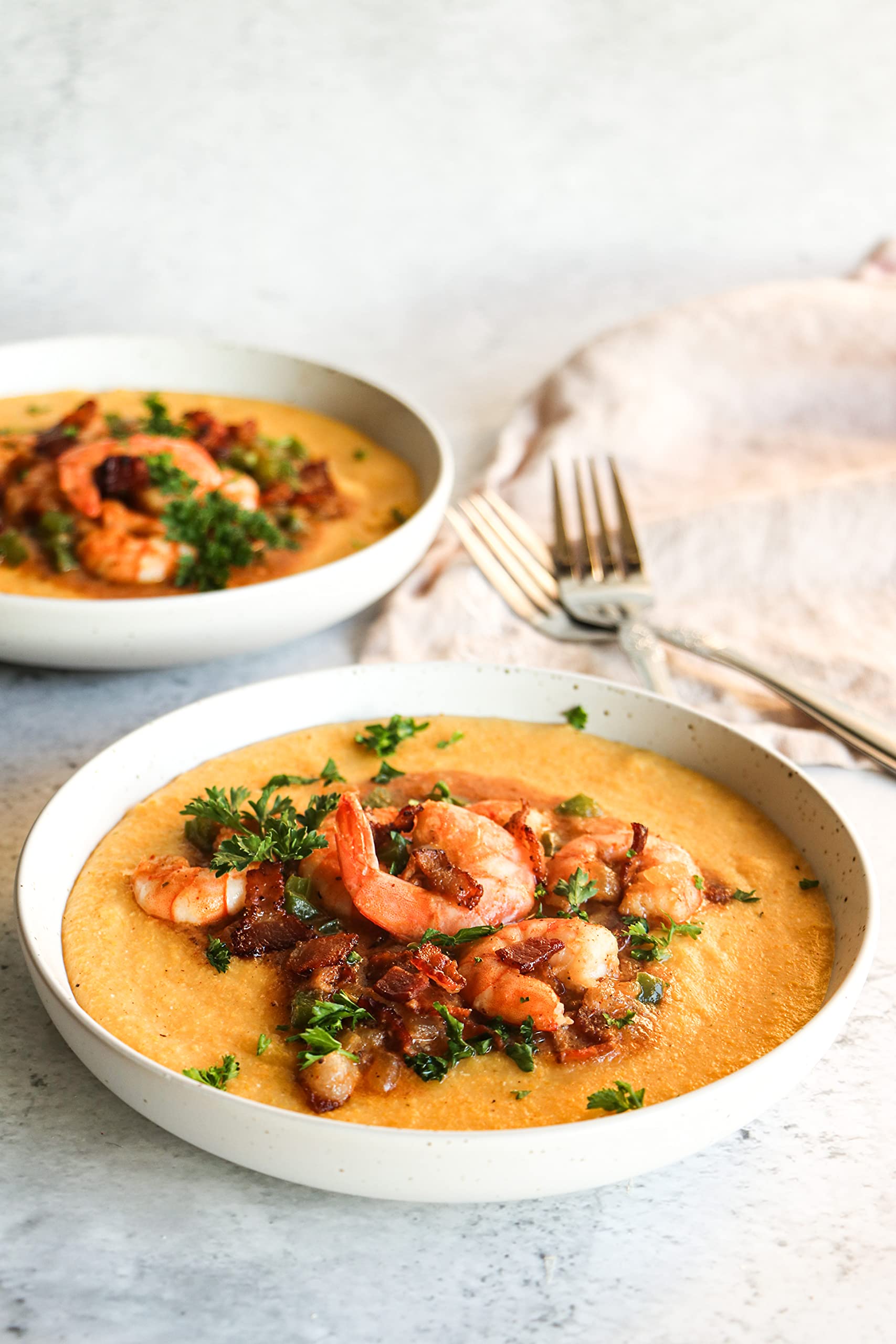 Professor Torbert's Orange Corn Grits | Polenta Grind | 2 Lb Bag (32 oz)