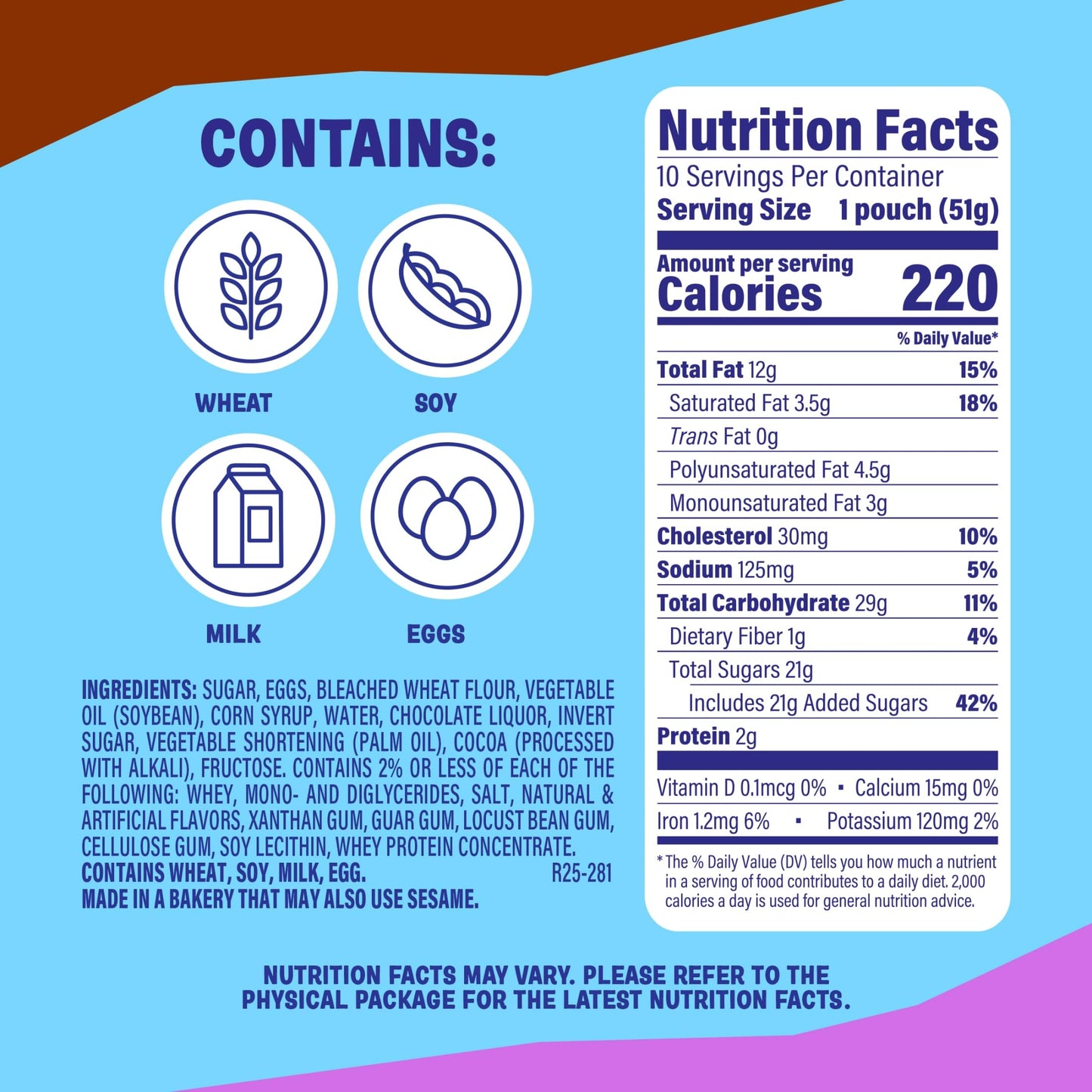 (Value Pack) Little Bites Fudge Brownies, 10 individual packs, (1.8 oz each), Real Chocolate Mini Muffins, 18 oz Multipack