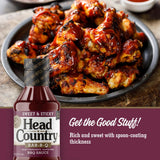 Head Country BBQ Sauce, Sweet & Sticky | Barbecue Sauce 20 Ounce Bottle
