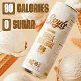 Spylt High Protein Vanilla Milkshake with 60mg Caffeine & 20g Protein - 90 Calories, Ready to Drink, Sugar Free, Lactose Free Milk, Perfect