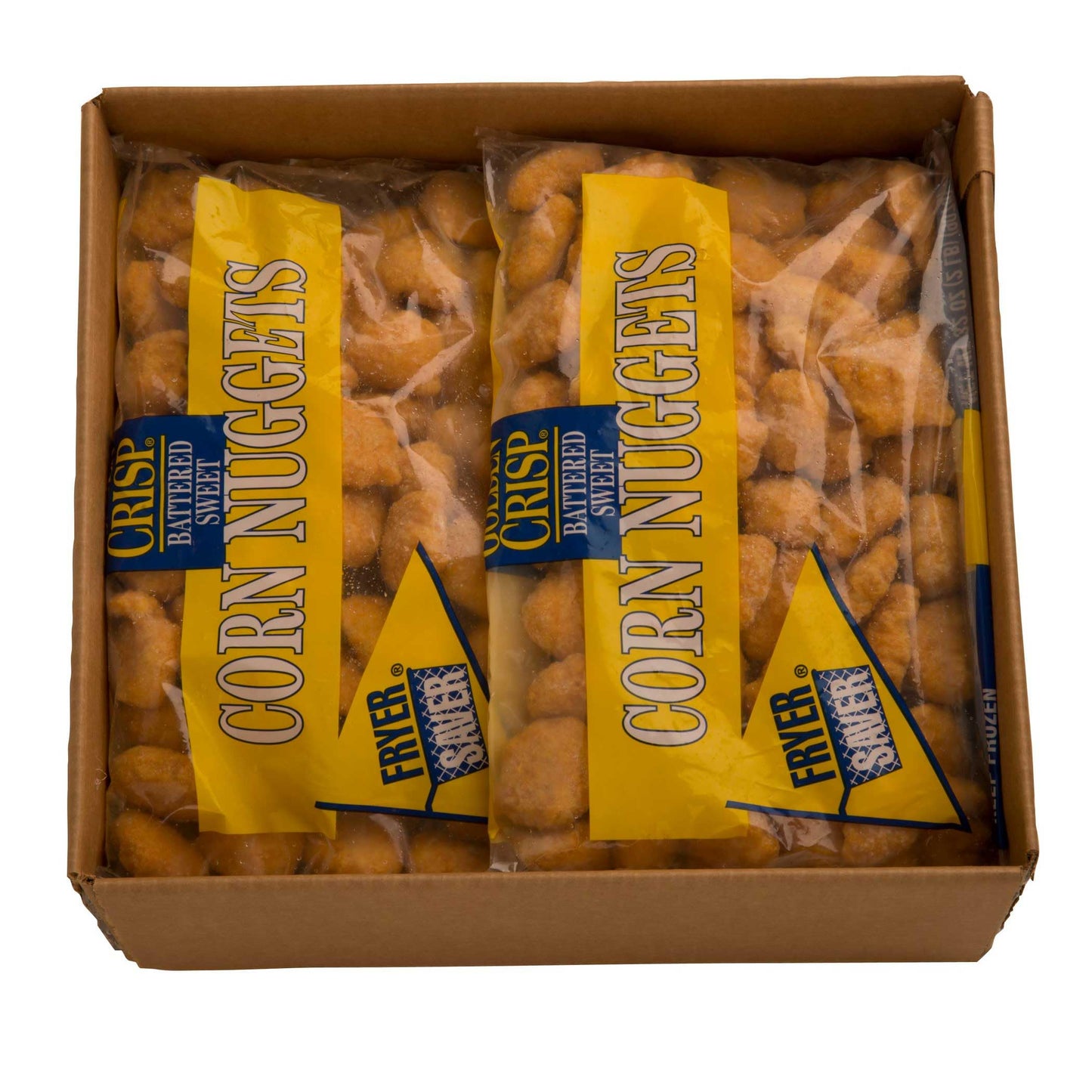 McCain Golden Crisp Fryersaver Battered Sweet Corn Nugget - Appetizer, 2 Pound -- 6 per case.