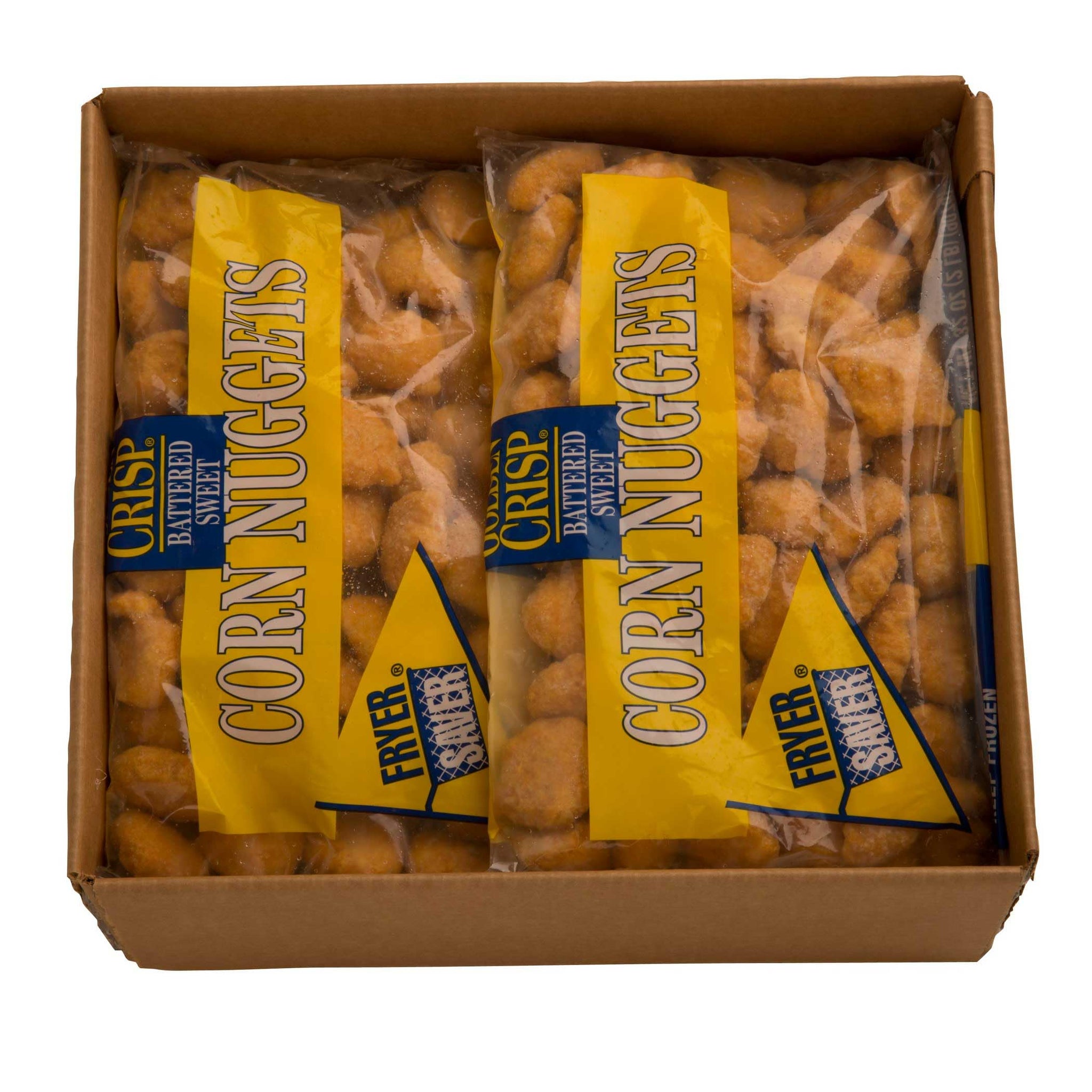 McCain Golden Crisp Fryersaver Battered Sweet Corn Nugget - Appetizer, 2 Pound -- 6 per case.
