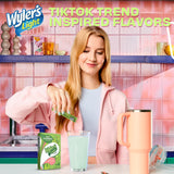 Wyler’s Light Water Flavoring Packets - Pack of 6-6 sticks Singles To Go Picklemonade Sugar Free Drink Mix Packets - Flavored Water Enhancer, Trendy