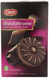 Dare Cookies, Chocolate Creme, 12.3-Ounce Packages (Pack of 6)