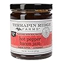 Terrapin Ridge Farms Hot Pepper Bacon Jam - Sweet & Spicy Spread with Real Bacon & Jalapeño - Gourmet Condiment for Cheese, Meats, and Appetizers