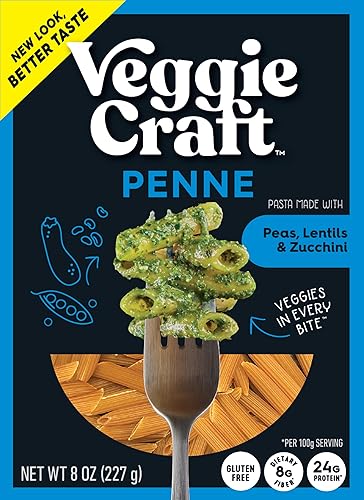 Veggiecraft Farms, Pasta Zucchini Penne, 8 Ounce