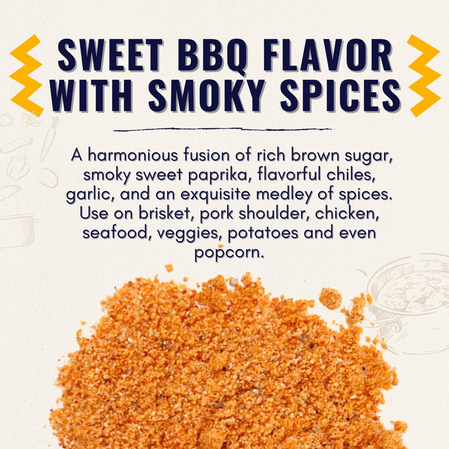 Betty's Sweet & Smoky BBQ Rub for Ribs and Brisket, Shawhan Farms, 4.25 oz