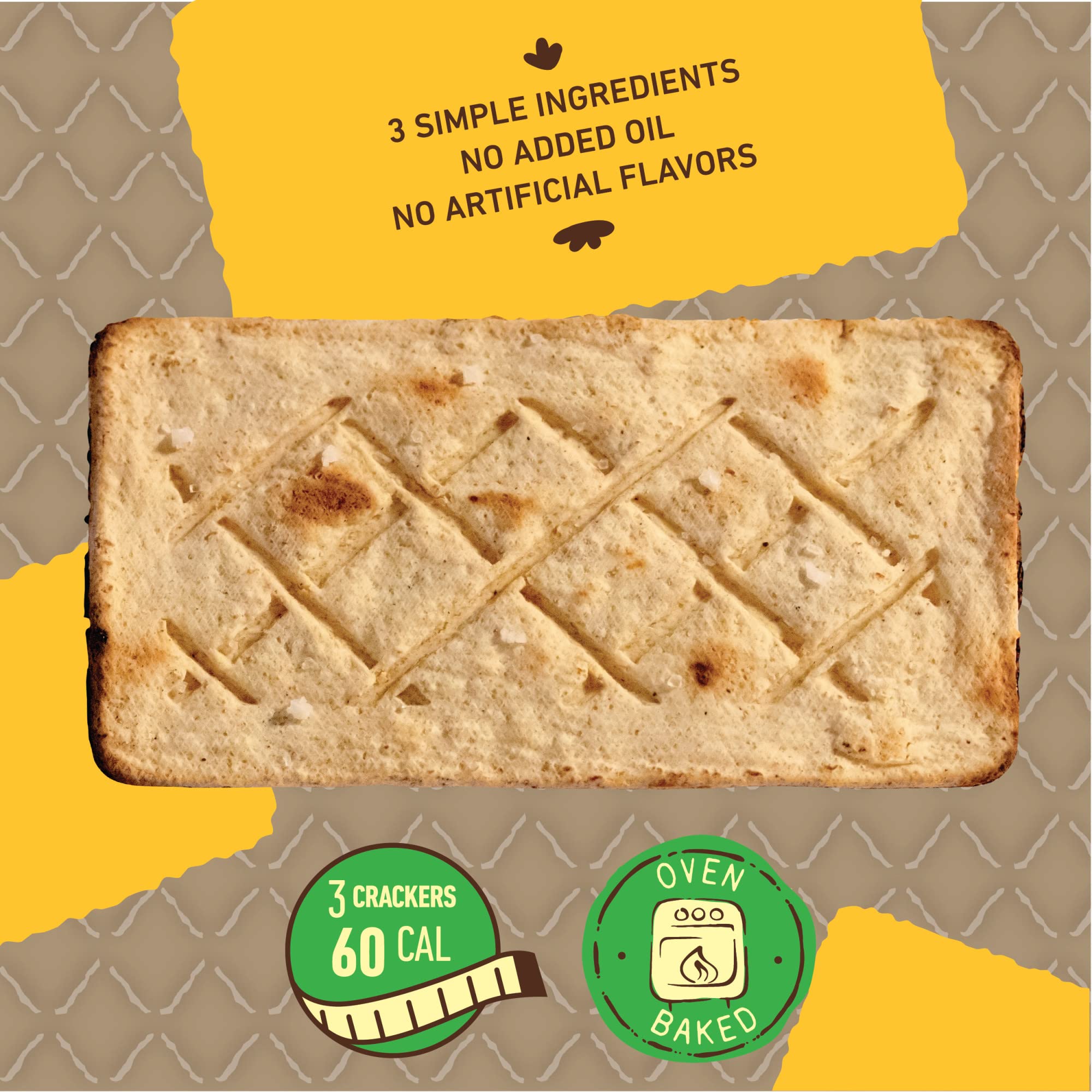 Sanissimo Salmas 5.04 oz Box, Salt Flavored Crackers
