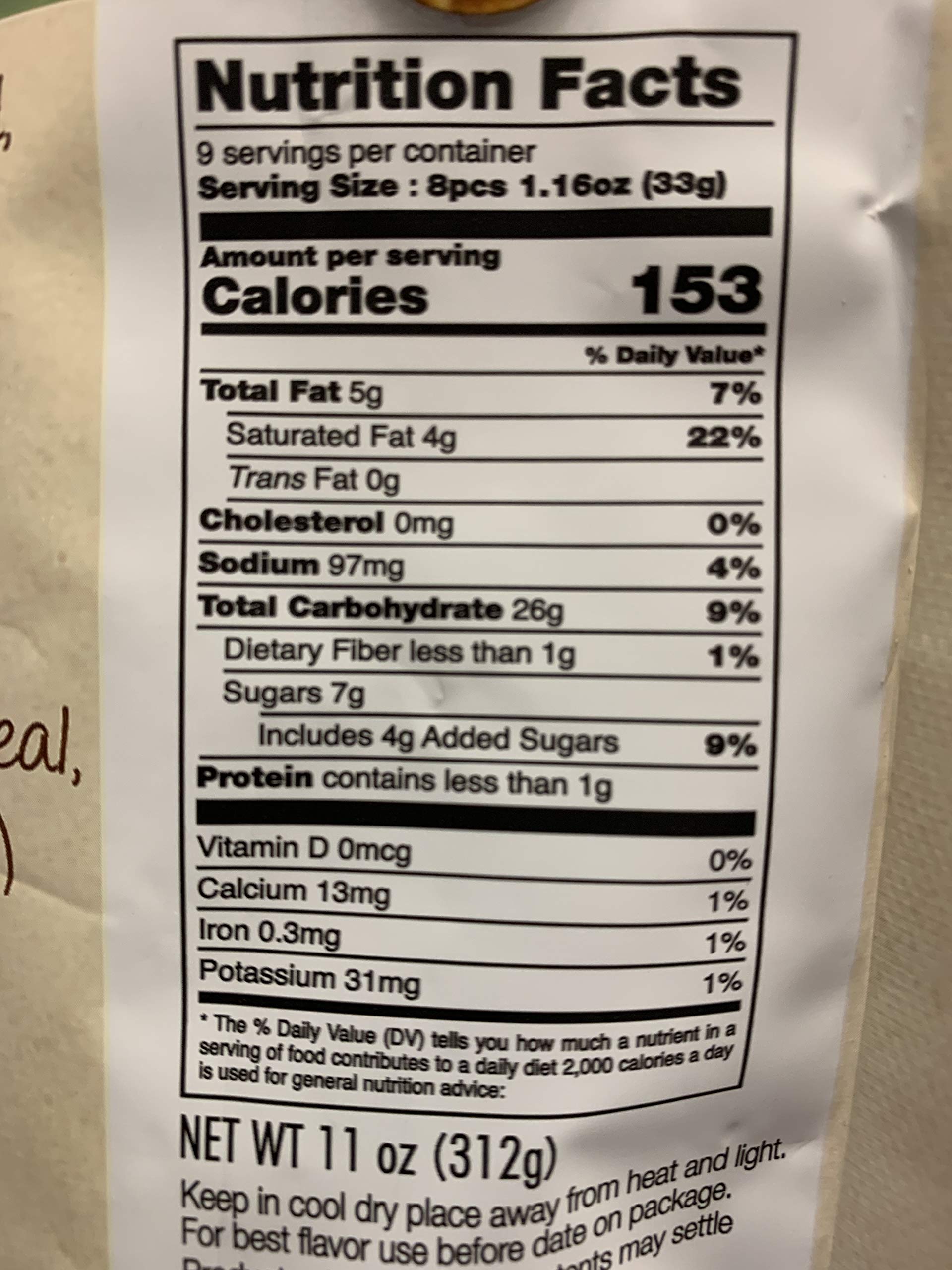 Tropical Fields Crispy Coconut Rolls (11oz) - Organic, Gluten Free, Dairy Free