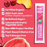 DeeBee's Organics SuperJuice Freezie Pops, No Refined Sugars, No Artificial Flavors or Colors (Pack of 50)