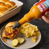Frank's RedHot Burger Sauce, Squeeze Bottle, Creamy, Tangy Blend of Dill Pickle Juice, Mayo, and Frank’s RedHot Heat for Burgers & More, 12 fl oz