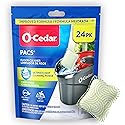 O-Cedar PACS Hard Floor Cleaner, Crisp Citrus Scent 24 Count (1-Pack) | Made with Naturally-Derived Ingredients | Safe to Use on All Hard Floors |