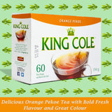 King Cole Premium Orange Pekoe Tea - 60 Tea Bags (Loose Leaf & Boxed)