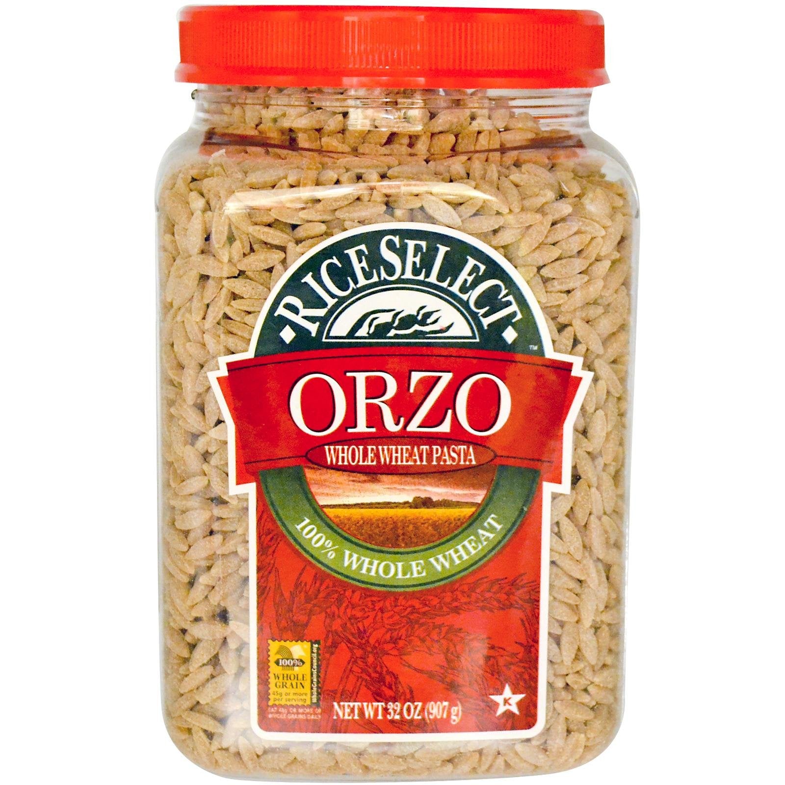 Rice Select Orzo Whole Wheat Pasta -- 32 Oz