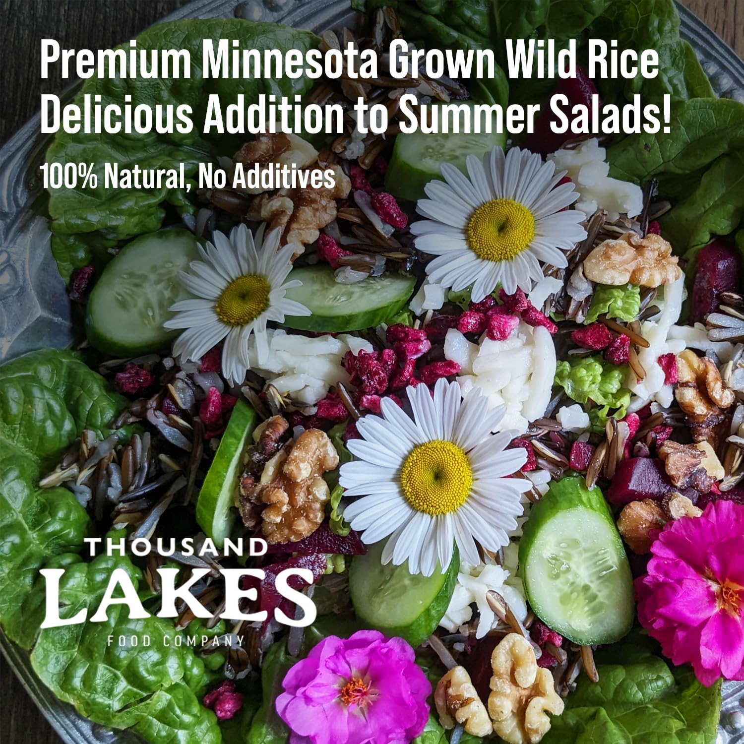 Thousand Lakes Minnesota Grown Wild Rice - Bulk - 5 pounds | 100% All Natural