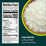 RiceSelect Jasmati Rice, Premium Long Grain Aromatic American Jasmine Rice, Gluten-Free, Non-GMO, Kosher, 32oz Jar (Pack of 1)