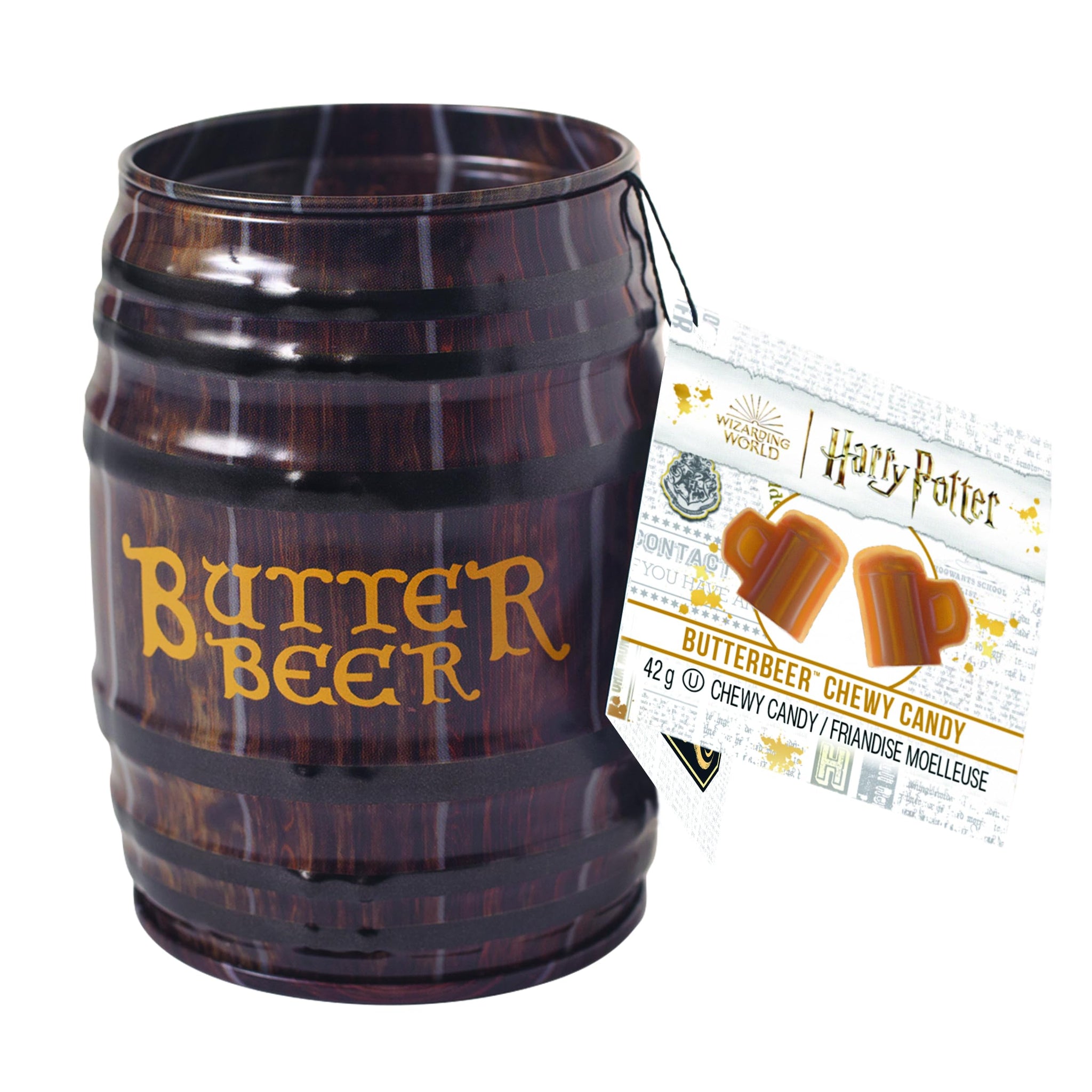 Harry Potter Butterbeer Chewy Candy 1.5 oz Barrel Tin