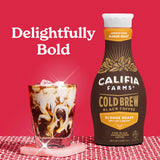 Califia Farms - Pure Black Blonde Roast Cold Brew Coffee, 48 Oz, 100% Arabica, Plant Based, Vegan, Gluten Free, Non GMO, Sugar Free, Iced Coffee
