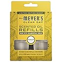 MRS. MEYER'S CLEAN DAY Premium Scented Oil Refills, Dandelion, Contains 2 .67 fl oz Refills