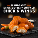 Gardein Ultimate Plant-Based Buffalo Chick'n Wings, Vegan, Frozen Meat Alternative, 14.8 oz.