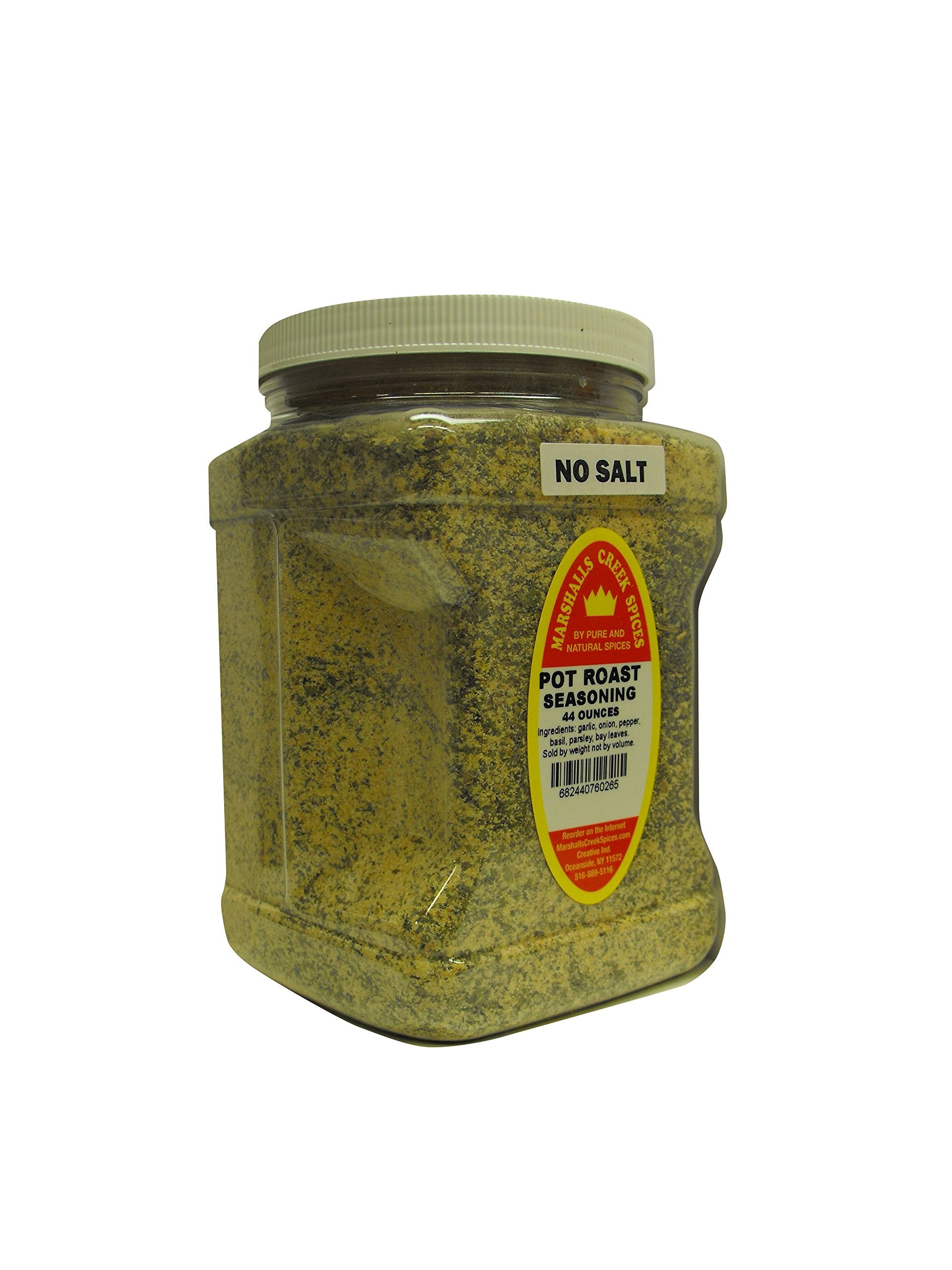 Family Size Marshalls Creek Spices Pot Roast No Salt Seasoning, 44 Ounce …