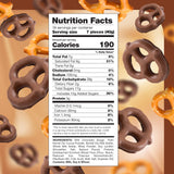 Chocolate Covered Pretzels - 22 Ounce Pack - Milk Chocolate Pretzels for Office Bowls, Snacking, and Gifting - Sweet & Salty Snack - Crunchy Holiday