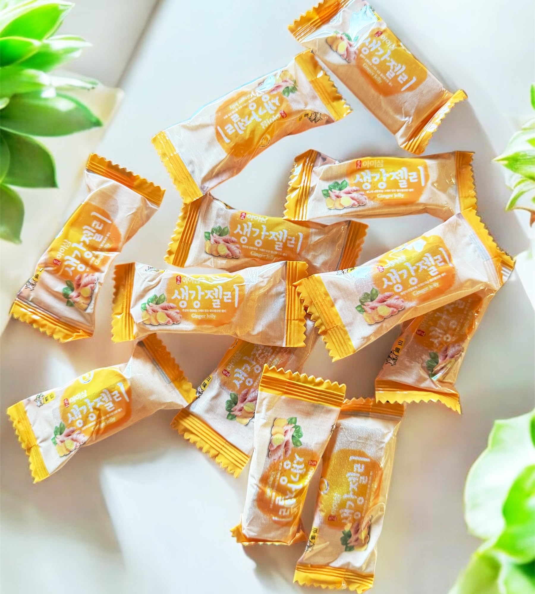 AISAM Ginger Jelly, Korean Ginger Jelly Made in Korea, 200g, Pack of 3
