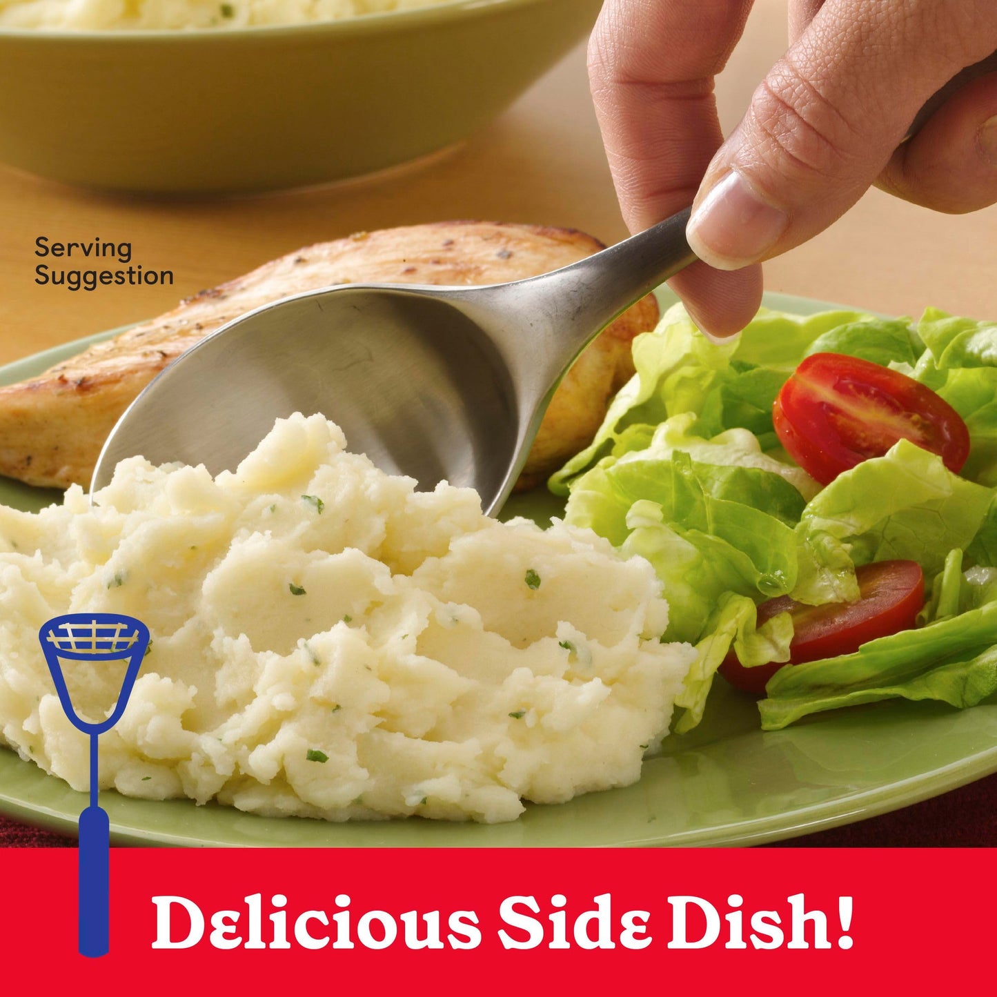 Betty Crocker Roasted Garlic Mashed Potatoes, Made with Real Potatoes, 4 oz