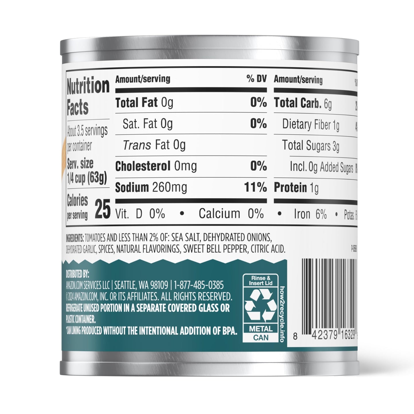 Amazon Grocery, Tomato Sauce, 8 Oz